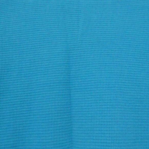 TWEETY! | large | Blue Waffle Knit Long Sleeve Pajama Shirt | Tweety Print Front - Picture 16 of 16